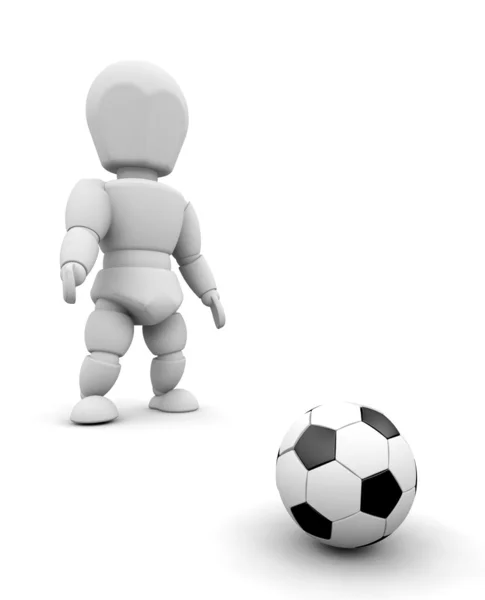 Футболист — стоковое фото
