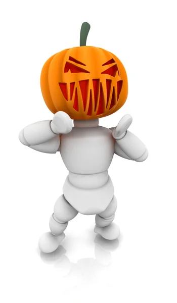 Pumpkin man — Stock Photo, Image