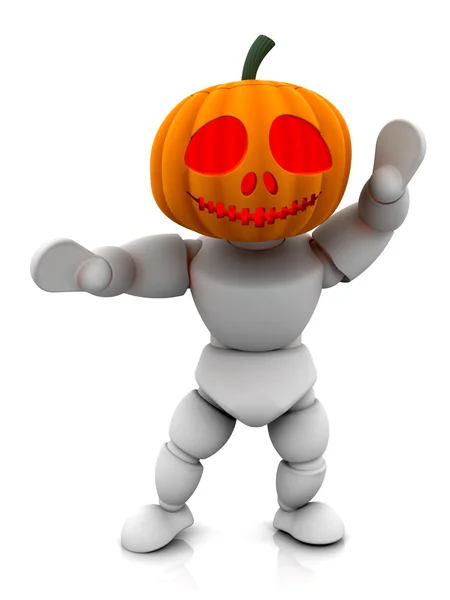 stock image Pumpkin man