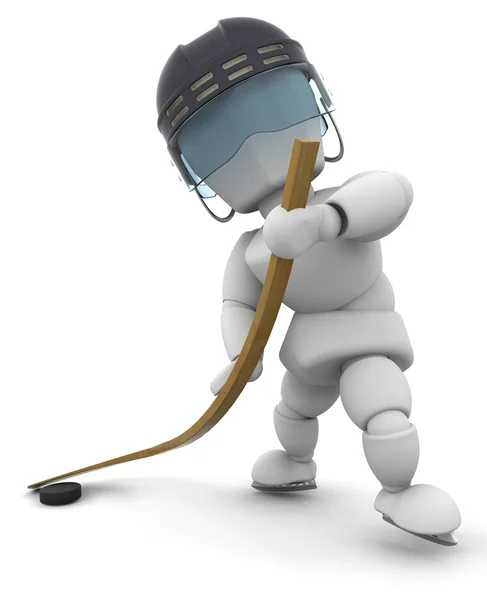 Buz hokeyi oyuncusu — Stok fotoğraf