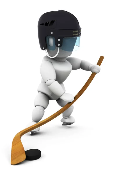 Jogador de hóquei no gelo — Fotografia de Stock