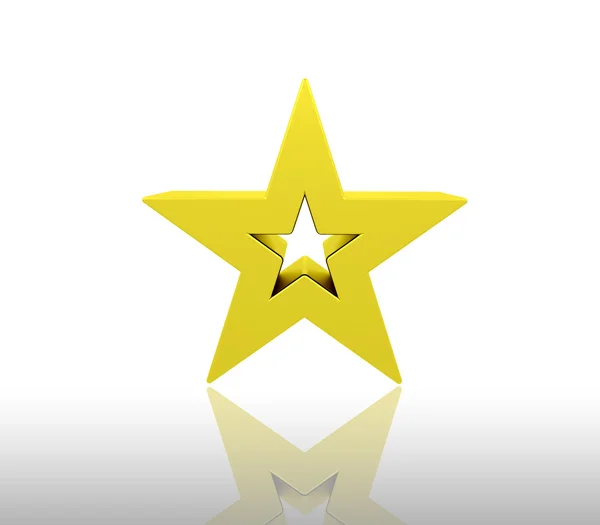 Gold star — Stock Photo, Image