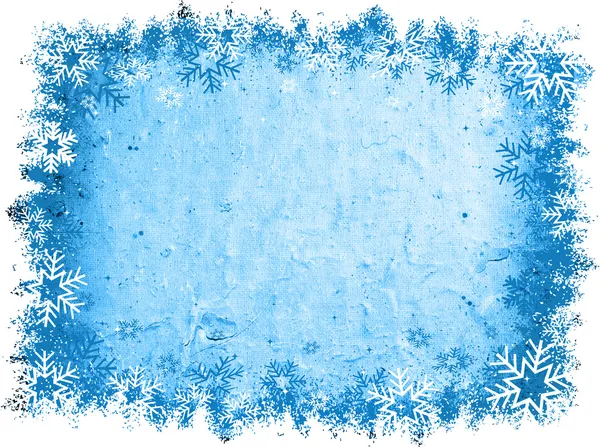 Grunge snowflakes — Stock Photo, Image