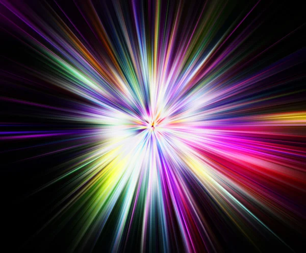 Arco iris explosión — Foto de Stock