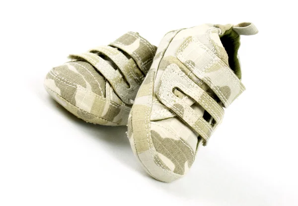 Baby Camouflage Schuhe — Stockfoto