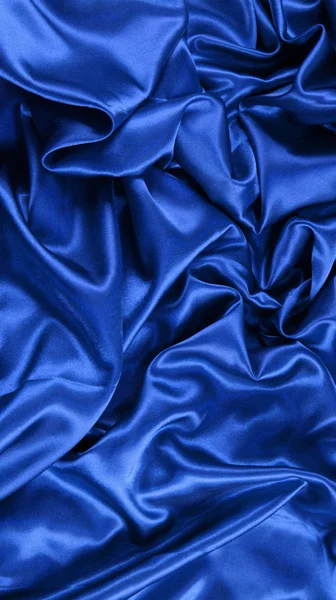 Blauw satijn — Stockfoto