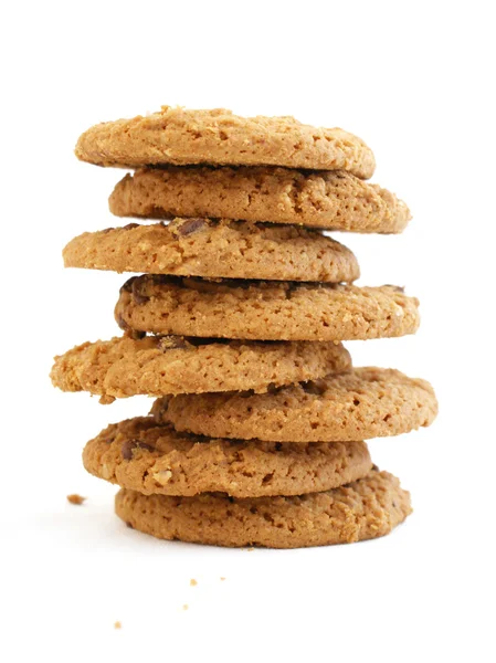 Pilha de biscoitos de chocolate chip — Fotografia de Stock