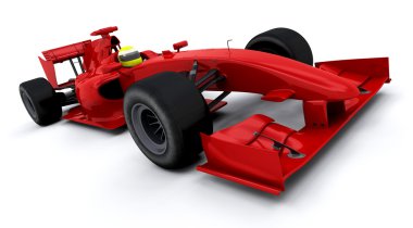 Formula one car clipart