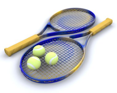 Tenis raquet ve topları