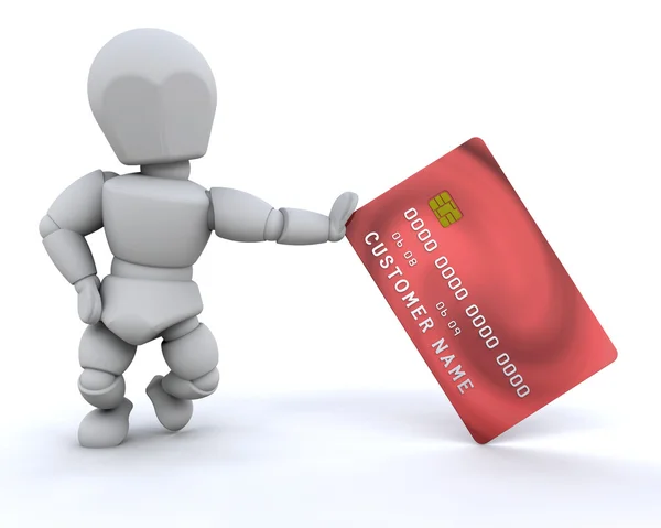 Persona con tarjeta de crédito —  Fotos de Stock