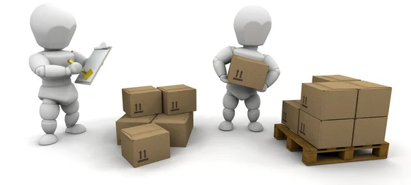 Stacking boxes — Stock Photo, Image