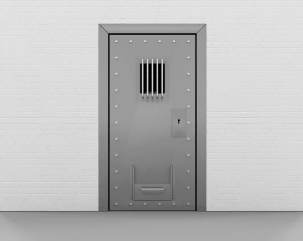 Gevangenis deur — Stockfoto