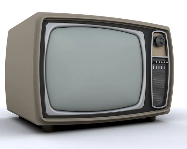 Ρετρό τηλεόραση — Φωτογραφία Αρχείου