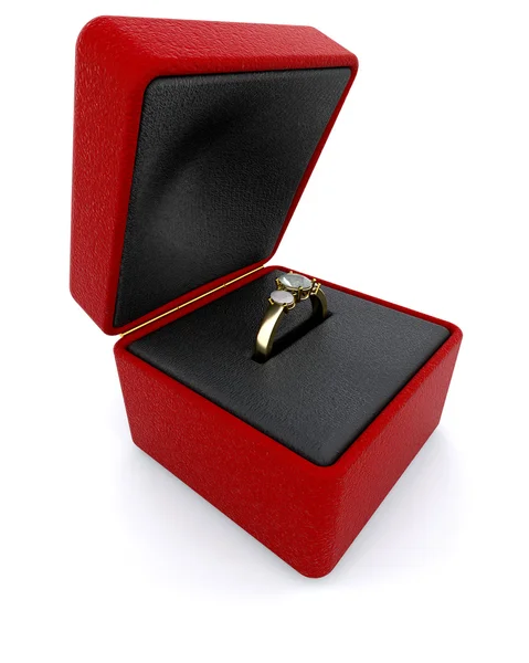 Pierścionek zaręczynowy — Zdjęcie stockowe