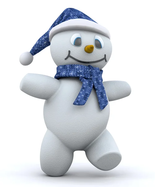Feliz muñeco de nieve —  Fotos de Stock