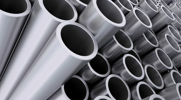 stock image Steel pipes