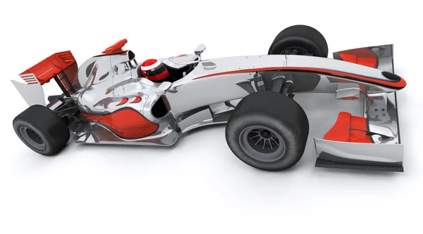 3D renderowania samochodu formuły — Zdjęcie stockowe