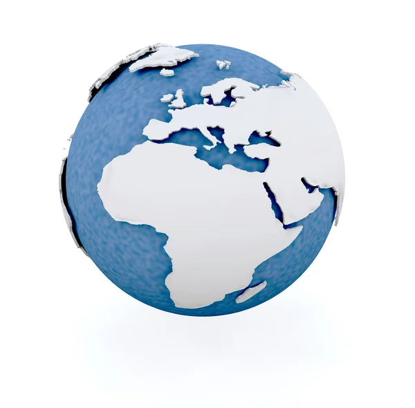 Глобус Европы и Африки — стоковое фото