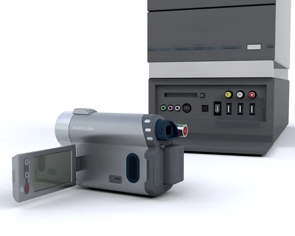3D videokamera zařízení — Stock fotografie