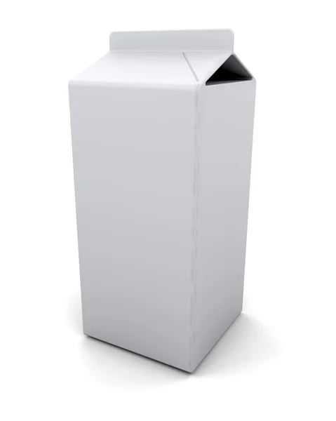 Caja de cartón en blanco — Foto de Stock
