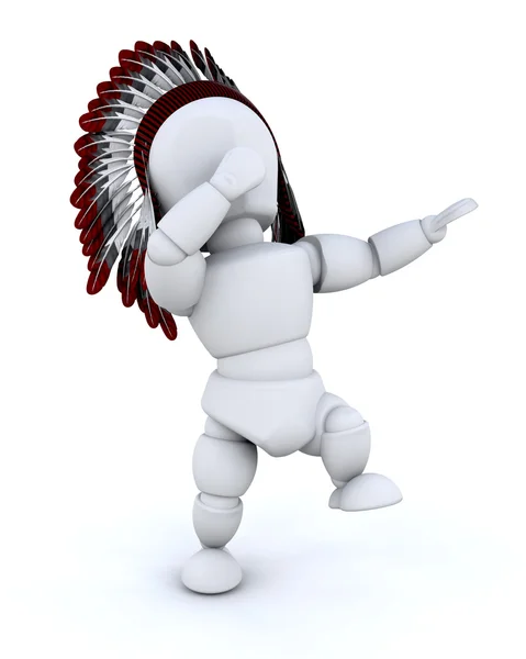 Native american indian — Stock Photo, Image