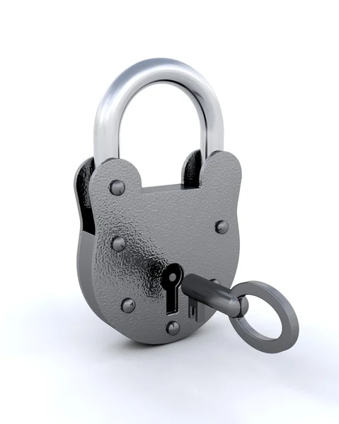 3D padlock — Stock Photo, Image