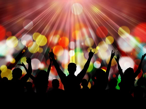 Party crowd — Stock Photo, Image