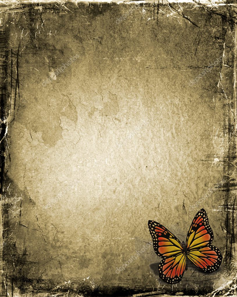 Grunge butterfly — Stock Photo © kjpargeter #4420254