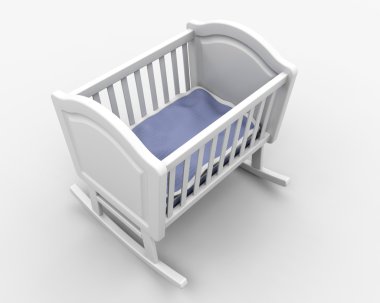 Baby's crib clipart