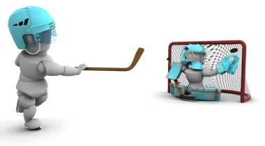 Ice hockey clipart