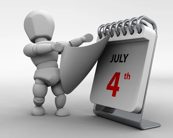 4 de Julho dia de independência — Fotografia de Stock