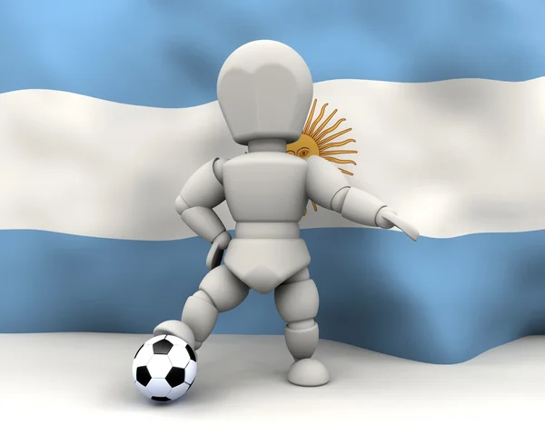 World cup football teams 2010 — Stock Photo, Image