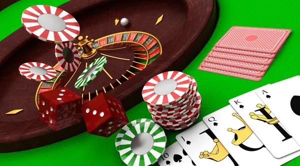 Casino artiklar — Stockfoto