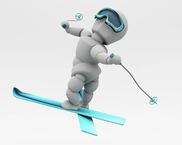Freestyle skidåkning — Stockfoto