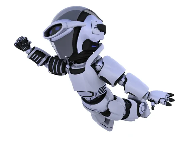 Drăguț robot cyborg — Fotografie, imagine de stoc