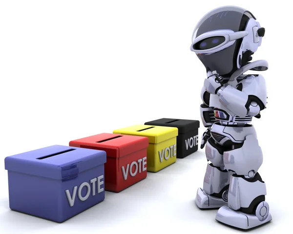 Election day ballot box — Stock Photo, Image