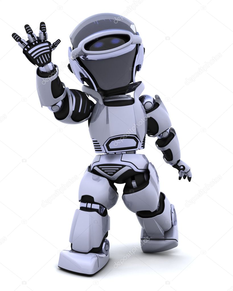 Robot waving
