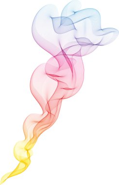 Colourful smoke effect clipart