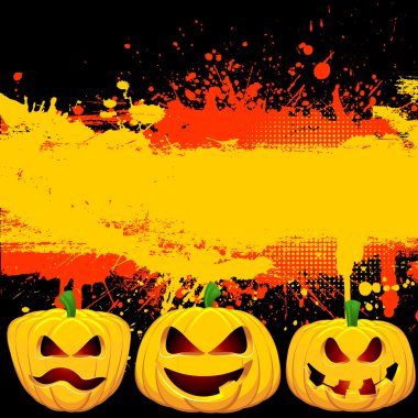 Grunge Halloween background clipart