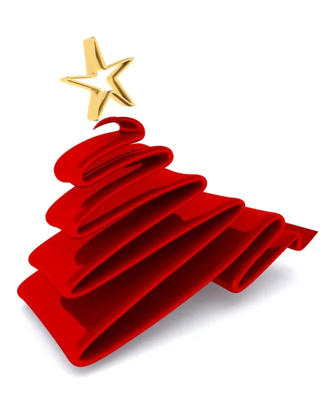 Klikyháky skica vánoční stromeček koncept — Stock fotografie