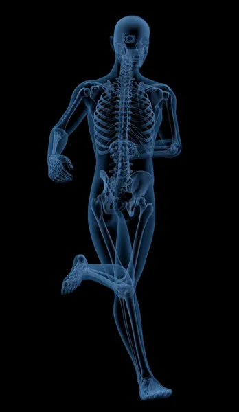 Esqueleto corriendo — Foto de Stock