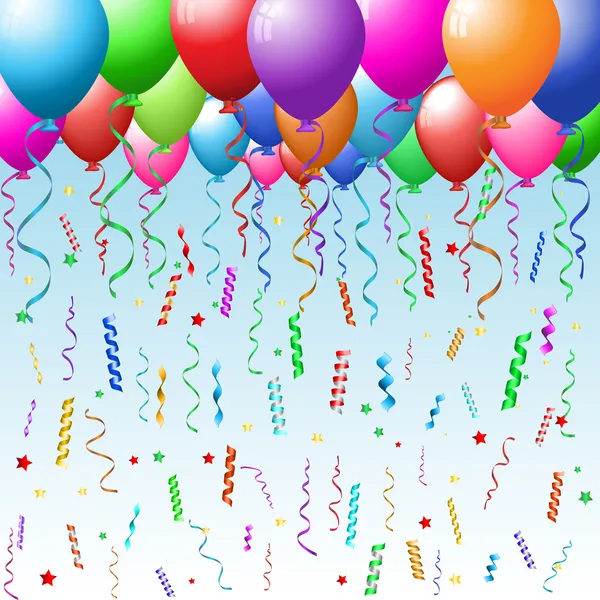 Фон вечеринки с воздушными шарами — стоковое фото