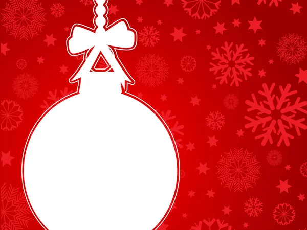 Christmas bauble background — Stock Photo, Image