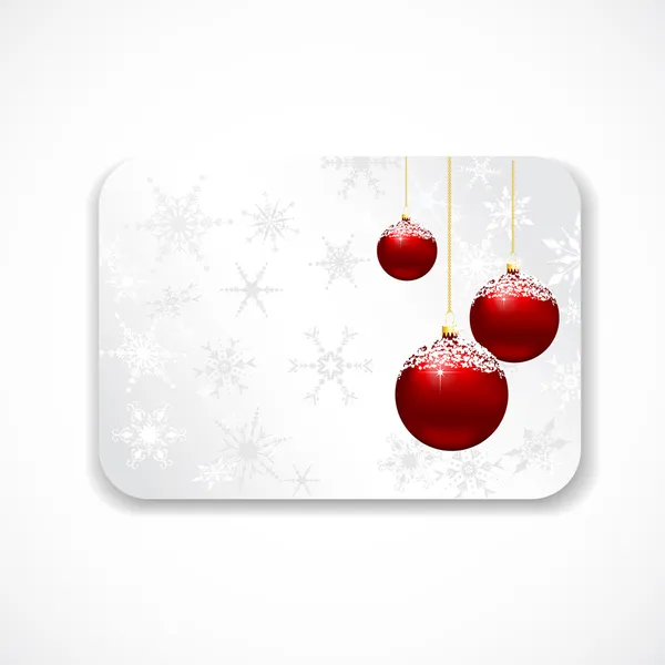 Cartão de presente de Natal — Fotografia de Stock