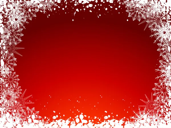 Kerstmis Sneeuwvlok achtergrond — Stockfoto
