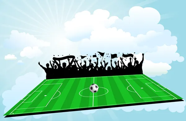 Football background — Stock Photo, Image
