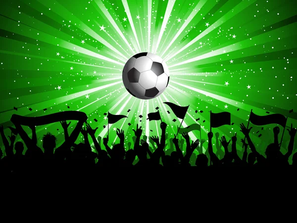 Football crowd — Stock Photo, Image