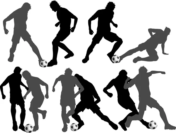 Piłkarze — Zdjęcie stockowe