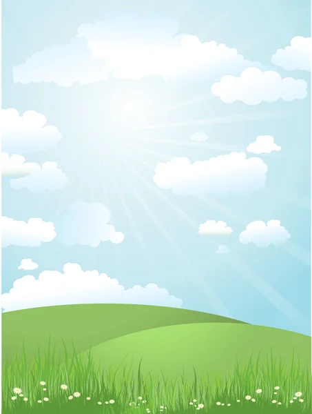 Meadow — Stock Vector © Natuska #8545407