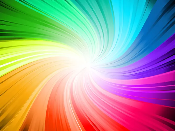 Rainbow swirl — Stock Photo, Image